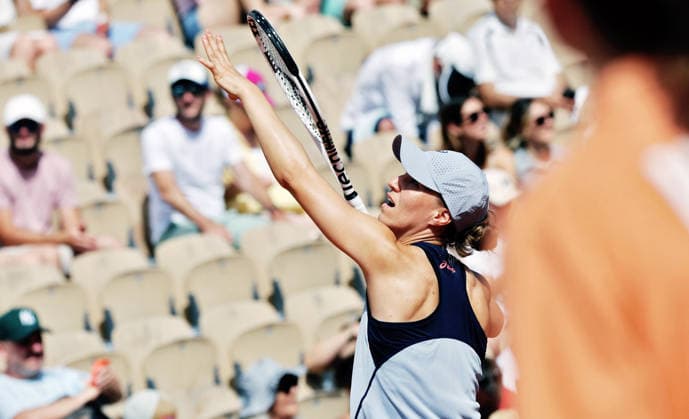 TENNIS - French Open 2026 PARIS,FRANCE,29.MAY.26 - TENNIS - WTA, Tennis Damen Tour, French Open, Roland Garros, Grand Slam. Image shows Viktorija Golubic (SUI).  GEPAxpictures xMatthiasxHauer