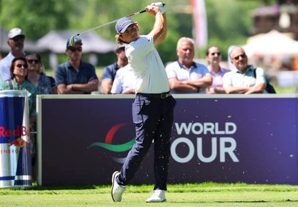 GOLF - Austrian Alpine Open KITZBÜHEL,AUSTRIA,29.MAY.26 - GOLF - DP World Tour, Austrian Alpine Open, GC Kitzbuehel-Schwarzsee-Reith. Image shows Oihan Guillamoundeguy (FRA).  GEPAxpictures xAmirxBeganovic