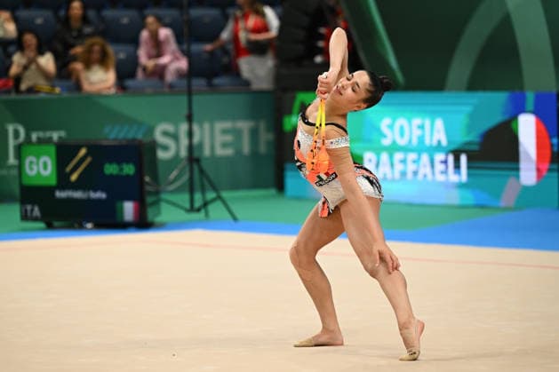 IPA85156134 - RAFFAELI Sofia (ITA) during European Championships in Rhythmic gymnastics, Rhythmische Sportgymnastik, RSG Gymnastics in Varna, Bulgaria, May 29 2026  Copyright: xFilippoxTomasi IPAxSportx xx 85156134