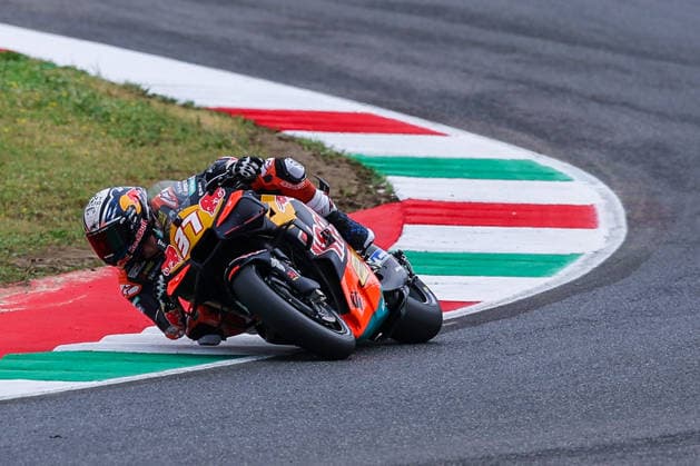 MotoGP GP7 Brembo Grand Prix of Italy - Free Practice - Mugello Circuit 29 05 2026 Pedro Acosta of Spain and Red Bull KTM Factory Racing seen during MotoGP GP7 Brembo Grand Prix of Italy - Free Practice at Mugello Circuit in Scarperia e San Piero, Italy Copyright: xBEAUTIFULxSPORTS Carabellix