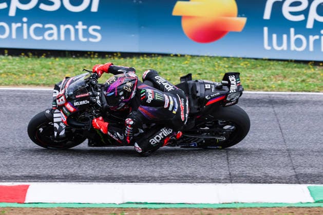 MotoGP GP7 Brembo Grand Prix of Italy - Free Practice - Mugello Circuit 29 05 2026 Jorge Martin of Spain and Aprilia Racing seen during MotoGP GP7 Brembo Grand Prix of Italy - Free Practice at Mugello Circuit in Scarperia e San Piero, Italy Copyright: xBEAUTIFULxSPORTS Carabellix