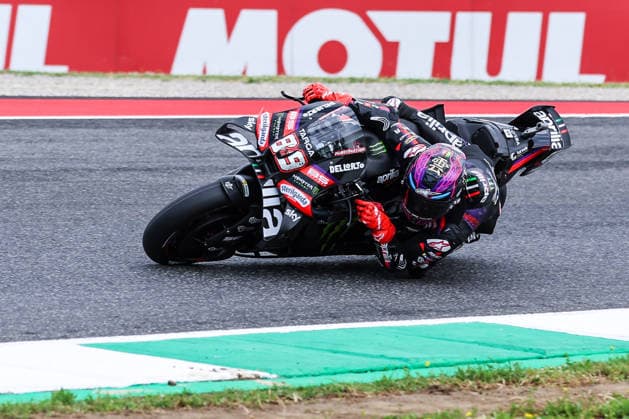 MotoGP GP7 Brembo Grand Prix of Italy - Free Practice - Mugello Circuit 29 05 2026 Jorge Martin of Spain and Aprilia Racing seen during MotoGP GP7 Brembo Grand Prix of Italy - Free Practice at Mugello Circuit in Scarperia e San Piero, Italy Copyright: xBEAUTIFULxSPORTS Carabellix