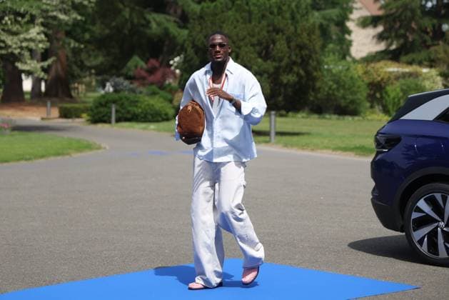 LES BLEUS A CLAIREFONTAINE PHOTOPQR LE PARISIEN Jean-Baptiste Quentin (Staff) ; ; 29 05 2026 ; Vendredi 29 mai 2026 Centre d entrainement de l équipe de France de football de Clairefontaine Arrivée des joueurs - Ibrahima Konate France team a national training center in Clairefontaine, France, on may 29th 2026