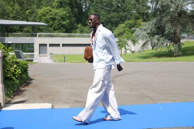 LES BLEUS A CLAIREFONTAINE PHOTOPQR LE PARISIEN Jean-Baptiste Quentin (Staff) ; ; 29 05 2026 ; Vendredi 29 mai 2026 Centre d entrainement de l équipe de France de football de Clairefontaine Arrivée des joueurs - Ibrahima Konate France team a national training center in Clairefontaine, France, on may 29th 2026