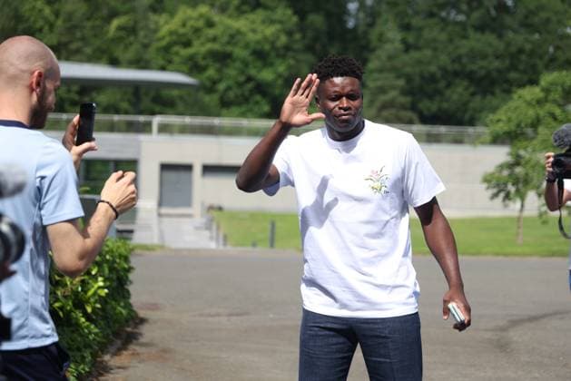 LES BLEUS A CLAIREFONTAINE PHOTOPQR LE PARISIEN Jean-Baptiste Quentin (Staff) ; ; 29 05 2026 ; Vendredi 29 mai 2026 Centre d entrainement de l équipe de France de football de Clairefontaine Arrivée des joueurs - Brice Samba France team a national training center in Clairefontaine, France, on may 29th 2026
