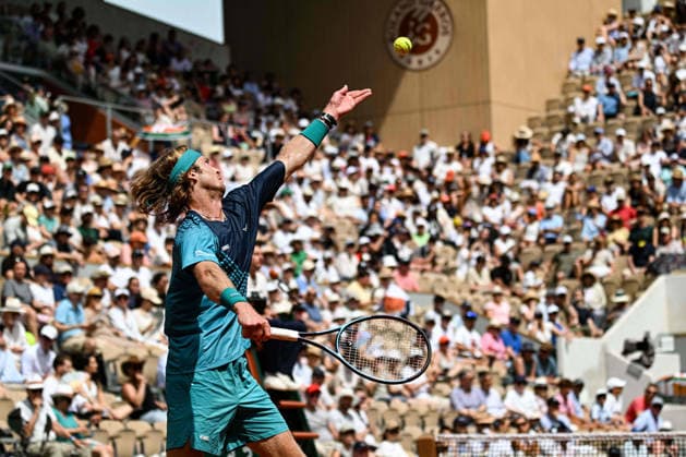 TENNIS : Roland Garros 2026 - Paris - 28 05 2026 Andrey Rublev ParisFrance  Copyright: xBaptistexAutissierx