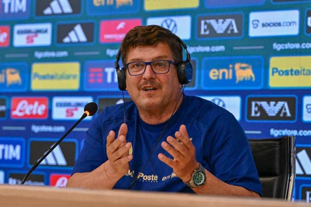 FOOTBALL - More - press conference, PK, Pressekonferenz of Italy s coach Silvio Baldini Photo by IPA ABACAPRESS.COM85159936 - Head coach of Italy Silvio Baldini attends the press conference during Press conference of Italy s coach Silvio Baldini, Other in Florence, Italy, May 29 2026 Florence Italy  Copyright: xIPAxSport ABACAx