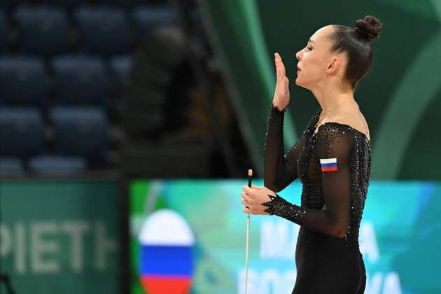 IPA85160823 - BORISOVA Mariia (RUS) during European Championships in Rhythmic gymnastics, Rhythmische Sportgymnastik, RSG Gymnastics in Varna, Bulgaria, May 29 2026  Copyright: xFilippoxTomasi IPAxSportx xx 85160823