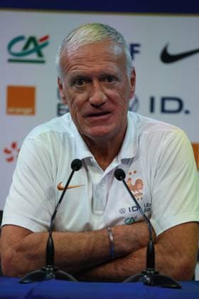 CP LES BLEUS PHOTOPQR LE PARISIEN Jean-Baptiste Quentin (Staff) ; ; 29 05 2026 ; Vendredi 29 mai 2026 Centre d entrainement de l équipe de France de football de Clairefontaine - COnférence de presse du sélectionneur, DIdier Deschamps Clairefontaine, France, may 29th 2026 France coach Dider Deschamps during press conference, PK, Pressekonferenz