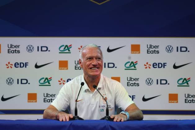 CP LES BLEUS PHOTOPQR LE PARISIEN Jean-Baptiste Quentin (Staff) ; ; 29 05 2026 ; Vendredi 29 mai 2026 Centre d entrainement de l équipe de France de football de Clairefontaine - COnférence de presse du sélectionneur, DIdier Deschamps Clairefontaine, France, may 29th 2026 France coach Dider Deschamps during press conference, PK, Pressekonferenz