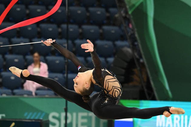 OTHER - Gymnastics - European Championships in Rhythmic gymnastics, Rhythmische Sportgymnastik, RSG Photo by IPA ABACAPRESS.COM85160833 - BORISOVA Mariia (RUS) during European Championships in Rhythmic Gymnastics, Gymnastics in Varna, Bulgaria, May 29 2026 Varna Bulgaria  Copyright: xIPAxSport ABACAx