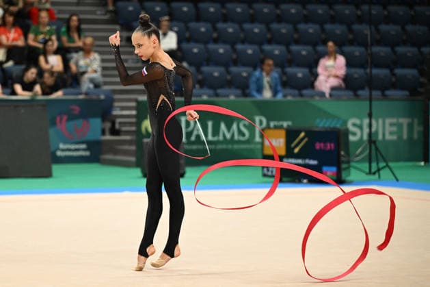 OTHER - Gymnastics - European Championships in Rhythmic gymnastics, Rhythmische Sportgymnastik, RSG Photo by IPA ABACAPRESS.COM85160830 - BORISOVA Mariia (RUS) during European Championships in Rhythmic Gymnastics, Gymnastics in Varna, Bulgaria, May 29 2026 Varna Bulgaria  Copyright: xIPAxSport ABACAx