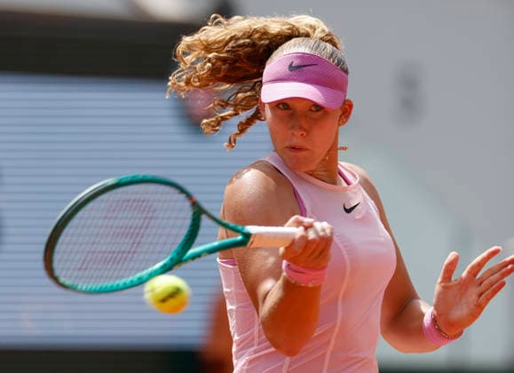 May 29, 2026, Paris, Paris, France: Mirra ANDREEVA (RUS) in action during the tennis Grand Slam of Roland Garros 2026, at Roland Garros Stadium - on May 29 2026 .Paris - France Paris France - ZUMAb253 20260529_zsp_b253_138 Copyright: xLoicxBaratouxx