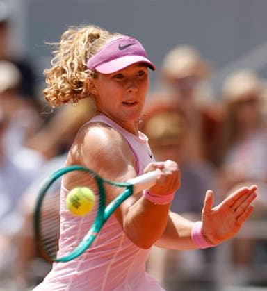 May 29, 2026, Paris, Paris, France: Mirra ANDREEVA (RUS) in action during the tennis Grand Slam of Roland Garros 2026, at Roland Garros Stadium - on May 29 2026 .Paris - France Paris France - ZUMAb253 20260529_zsp_b253_141 Copyright: xLoicxBaratouxx