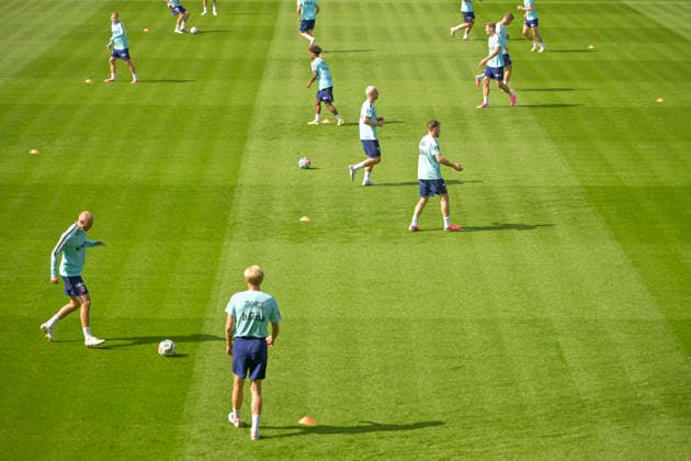 Training with the Norwegian men s national football team Oslo 20260529 Training with the Norwegian men s national football team at Ullevaal Stadium Photo Annika Byrde NTB Oslo Norway EDITORIAL USE ONLY RESTRICTED USE FOR BETTING COMPANIES  Copyright: xAnnikaxByrdex xNTBx