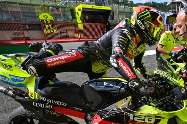 MOTORS - MotoGP - Italian Grand Prix Photo by IPA ABACAPRESS.COM85162117 - Fabio Di Giannantonio ITA Pertamina Enduro Vr46 Racing Team Ducati celebrate at the end of the Brembo MotoGP Italian Grand Prix 2025 Free Practice during Gran Premio d Italia, MotoGP World Championship, WM, Weltmeisterschaft in Mugello, Italy, May 29 2026 Mugello Italy  Copyright: xIPAxSport ABACAx