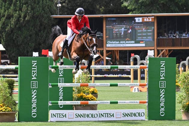 IPA85163118 - Christian AHLMANN (GER) and APPLEBRIDGE TAG Z during the 93rd CSIO Roma 2026 Competition No. 5 - NATIONS CUP INTESA SANPAOLO Two rounds competition - h. 160 Prize Money: 220,000 Ä on May 29, 2026 at Piazza di Siena in Rome, Italy.  Copyright: xDomenicoxCippitelli IPAxSportx xx 85163118