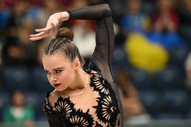 IPA85163534 - ONOFRIICHUK Taisiia (UKR) during European Championships in Rhythmic gymnastics, Rhythmische Sportgymnastik, RSG Gymnastics in Varna, Bulgaria, May 29 2026  Copyright: xFilippoxTomasi IPAxSportx xx 85163534