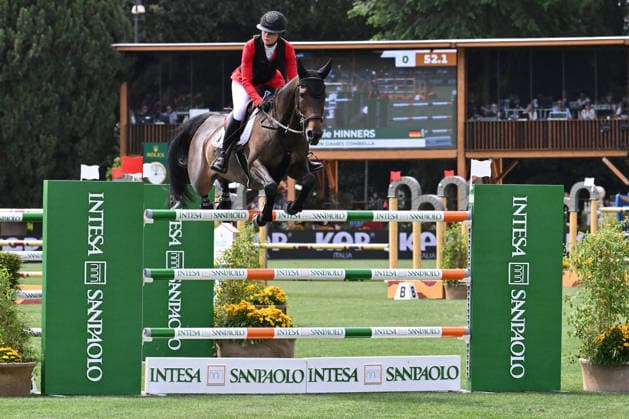 EQUITATION - International Equitation - Piazza di Siena - 93rd CSIO of Rome 2026 Photo by IPA ABACAPRESS.COM85163121 - Sophie HINNERS (GER) and IRON DAMES COMBELLA during the 93rd CSIO Roma 2026 Competition No. 5 - NATIONS CUP INTESA SANPAOLO Two rounds competition - h. 160 Prize Money: 220,000 Ä on May 29, 2026 at Piazza di Siena in Rome, Italy. Rome Italy  Copyright: xIPAxSport ABACAx