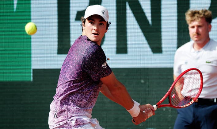 TENNIS - French Open 2026 PARIS,FRANCE,29.MAY.26 - TENNIS - ATP, Tennis Herren World Tour, French Open, Roland Garros, Grand Slam. Image shows Joao Fonseca (BRA).  GEPAxpictures xMatthiasxHauer