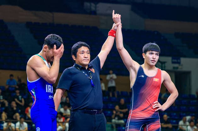 U17, U 17 Wrestling Asian Championships 71kg GR - Baiel Bakytbekovich Nuraliev (KGZ) df. Esmaeil Ebrahim Zaherdoust (IRI)