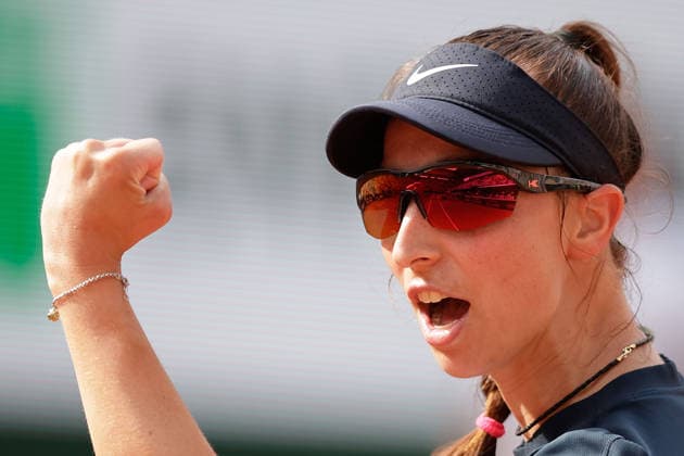 French Open - Tamara Korpatsch (GER) in action during at the 2026 Roland-Garros tournament in Paris, FRANCE, on May 29 - 2026 Copyright: AntonioxBorga