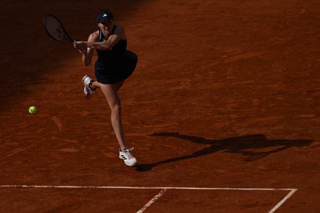 2026 French Open (Roland-Garros) - Day 6 PARIS, FRANCE - MAY 29: Elina Svitolina of Ukraine and Tamara Korpatsch of Germany compete during their women s singles third round match on day six of the French Open (Roland Garros) tennis tournament in Paris, France, on May 29, 2026. Burak Akbulut Anadolu Paris France. Editorial use only. Please get in touch for any other usage.  Copyright: x2026xAnadoluxBurakxAkbulutx