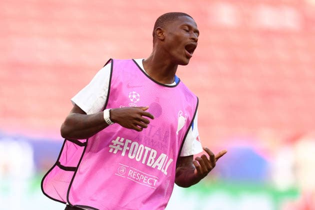 May 29, 2026, Budapest, Hungary: NUNO MENDES reacts in the last PSG training session ahead of the UEFA Champions League 2025 26 final between Paris Saint-Germain and Arsenal FC at the Puskas Arena in Budapest, Hungary. Soccer 2026: UEFA Champions League Final: PSG Training  - ZUMAc179 20260529_zep_c179_028 Copyright: xMickaelxChavetx