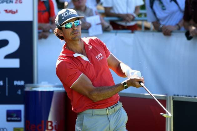 KITZBUEHEL, AUSTRIA - MAY 29: CABRERA BELLO, Rafa (ESP) at the Austrian Alpine Open presented by Kitzbuehel Tirol, DP World TOUR, Round 2 on May 29, 2026 in Kitzbuehel, Austria.DP World Tour Austrian Alpine Open, Kitzbuehel, 29.05.2026 Tirol Austria Copyright: xPhotographer:xNilsxKoepkex
