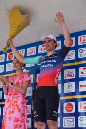 May 29, 2026, Chateau Gontier Sur Mayenne, Bretagne, FRANCE: OLAV KOOIJ of Decathlon CMA CGM TEAM during the of the Boucles de la Mayenne - Cro dit Mutuel, UCI ProSeries Cycling event, 1ere etape Saint Berthevin - Chateau gontier sur Mayenne on 29 May 2026 in Chateau gontier sur Mayenne, France: photos Chateau Gontier Sur Mayenne FRANCE - ZUMAl193 20260529_zsp_l193_019 Copyright: xLaurentxLairysx