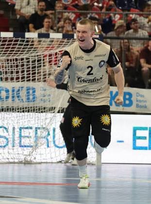 29.05.2026 - Handball - 1. Bundesliga DAIKIN HBL - Saison 2025 2026 - 33. Spieltag: HC Erlangen Metropolregion Nürnberg HCE - Bergischer HC - DaMa - xdaxmax - Jubel Freude - Noah Beyer (2, Bergischer HC )