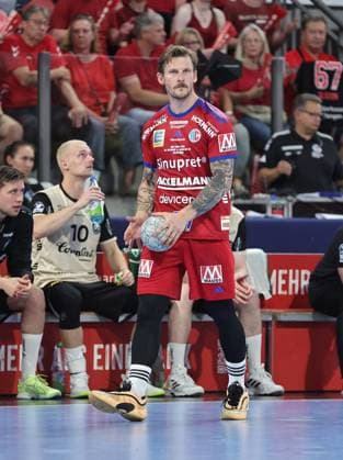 29.05.2026 - Handball - 1. Bundesliga DAIKIN HBL - Saison 2025 2026 - 33. Spieltag: HC Erlangen Metropolregion Nürnberg HCE - Bergischer HC - DaMa - xdaxmax - Hampus Olsson (67, HC Erlangen HCE )