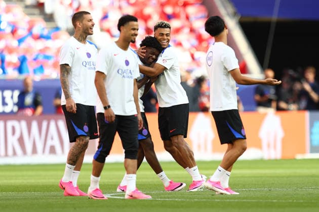 May 29, 2026, Budapest, Hungary: DESIRE DOUE in the last PSG training session ahead of the UEFA Champions League 2025 26 final between Paris Saint-Germain and Arsenal FC at the Puskas Arena in Budapest, Hungary. Budapest Hungary - ZUMAc179 20260529_zep_c179_054 Copyright: xMickaelxChavetx