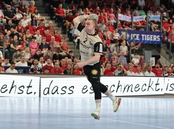29.05.2026 - Handball - 1. Bundesliga DAIKIN HBL - Saison 2025 2026 - 33. Spieltag: HC Erlangen Metropolregion Nürnberg HCE - Bergischer HC - DaMa - xdaxmax - Noah Beyer (2, Bergischer HC )