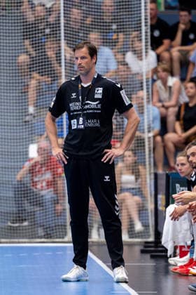 29.05.2026, 33. Spieltag der 2. Handball Bundesliga, TuSEM Essen - HSG Nordhorn-Lingen. Trainer Mark Bult (HSG Nordhorn-Lingen). Essen Am Hallo NRW Deutschland xRHR-FOTO DEx Copyright: DennisxEwert RHR-FOTOx RHR-FOTO DE