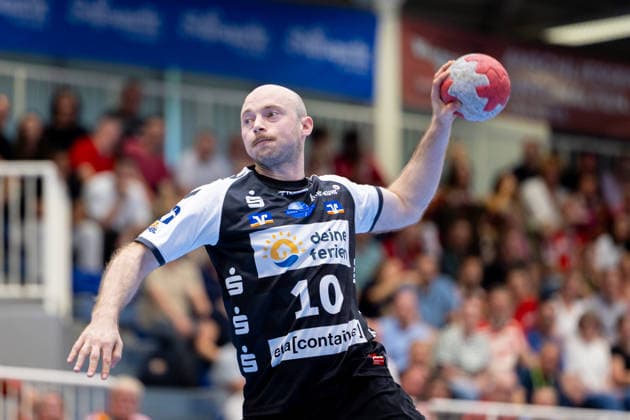 29.05.2026, 33. Spieltag der 2. Handball Bundesliga, TuSEM Essen - HSG Nordhorn-Lingen. Maximilian Lux (HSG Nordhorn-Lingen). Essen Am Hallo NRW Deutschland xRHR-FOTO DEx Copyright: DennisxEwert RHR-FOTOx RHR-FOTO DE