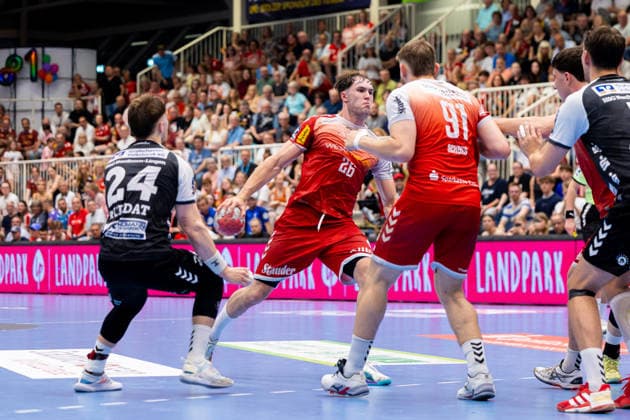 29.05.2026, 33. Spieltag der 2. Handball Bundesliga, TuSEM Essen - HSG Nordhorn-Lingen. Tom Wolf (TuSEM Essen). Essen Am Hallo NRW Deutschland xRHR-FOTO DEx Copyright: DennisxEwert RHR-FOTOx RHR-FOTO DE