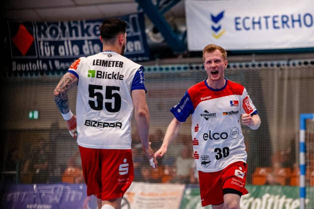 Sascha Pfattheicher (HBW Balingen-Weilstetten, 30) Jubel, Torjubel, jubelt ueber Tor, Dessau-Rosslauer HV 06 vs. HBW Balingen-Weilstetten, Handball, 2. Bundesliga, 33. Spieltag, Saison 2025 26, 29.05.2026, Dessau-Rosslauer HV 06 vs. HBW Balingen-Weilstetten, Handball, 2. Bundesliga, 33. Spieltag, Saison 2025 26, 29.05.2026 Dessau-Rosslau Copyright: xEibner-Pressefoto LauraxRoemerx EP_LRR