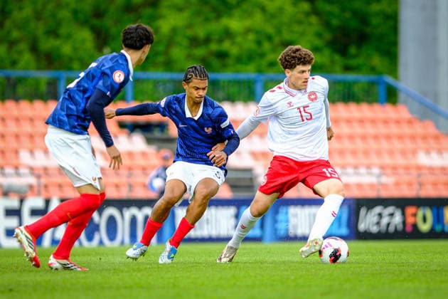 UEFA Under-17 European Championship, EM, Europameisterschaft Estonia 2026 Kerim Sejdic in action during the UEFA Under-17 European Championship Group-A match between France U-17 vs Denmark U-17 national teams, Tallinn Estonia 29.05.2026 Tallinn A Le Coq Arena Estonia Copyright: xMaurixLevandix