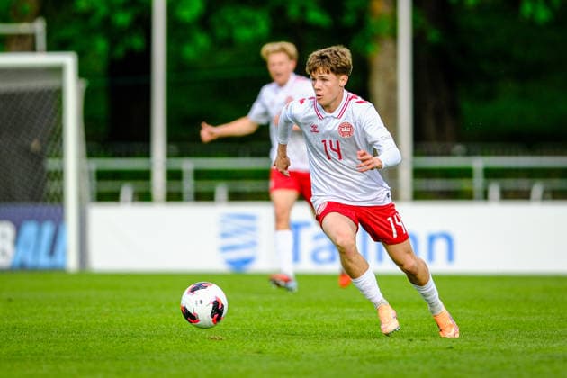 UEFA Under-17 European Championship, EM, Europameisterschaft Estonia 2026 Viktor Bastrup in action during the UEFA Under-17 European Championship Group-A match between France U-17 vs Denmark U-17 national teams, Tallinn Estonia 29.05.2026 Tallinn A Le Coq Arena Estonia Copyright: xMaurixLevandix