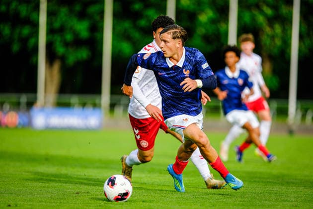 UEFA Under-17 European Championship, EM, Europameisterschaft Estonia 2026 Mathis Chambon in action during the UEFA Under-17 European Championship Group-A match between France U-17 vs Denmark U-17 national teams, Tallinn Estonia 29.05.2026 Tallinn A Le Coq Arena Estonia Copyright: xMaurixLevandix