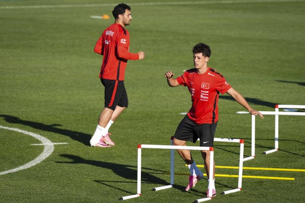 Turkish National Football Team training session ISTANBUL, TURKIYE - MAY 29: Turkish National Football Team player Arda Guler attends the training session, under the lead of head coach Vincenzo Montella, ahead of the 2026 FIFA World Cup, WM, Weltmeisterschaft, Fussball at Hasan Dogan National Teams Camp and Training Facilities in Istanbul, Turkiye on May 29, 2026. Beyza Comert Anadolu Istanbul Turkey. Editorial use only. Please get in touch for any other usage.  Copyright: x2026xAnadoluxBeyzaxComertx