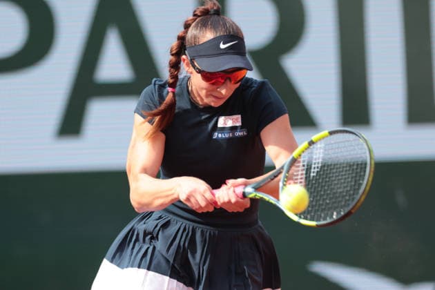 RECORD DATE NOT STATED 29th May 2026; Roland Garros, Paris, France; 2026 French Open Tennis, Day 11; Tamara Korpatsch (GER) backhand against Elina Svitolina (UKR) JonxBromley