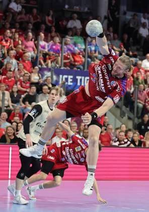 29.05.2026 - Handball - 1. Bundesliga DAIKIN HBL - Saison 2025 2026 - 33. Spieltag: HC Erlangen Metropolregion Nürnberg HCE - Bergischer HC - DaMa - xdaxmax - Maciej Gebala (77, HC Erlangen HCE )