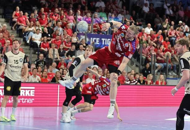 29.05.2026 - Handball - 1. Bundesliga DAIKIN HBL - Saison 2025 2026 - 33. Spieltag: HC Erlangen Metropolregion Nürnberg HCE - Bergischer HC - DaMa - xdaxmax - Maciej Gebala (77, HC Erlangen HCE )