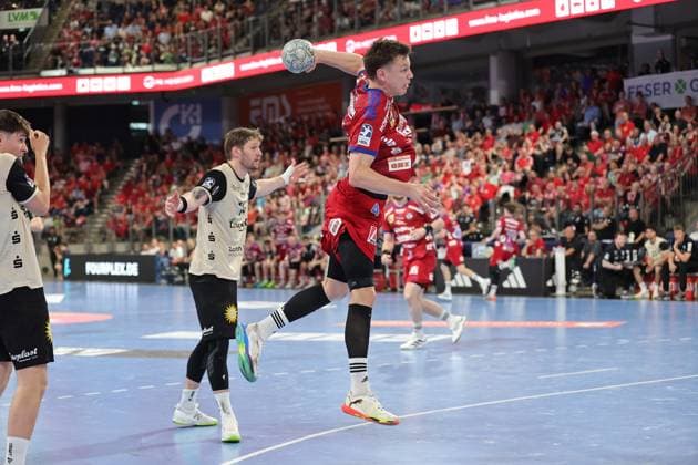 29.05.2026 - Handball - 1. Bundesliga DAIKIN HBL - Saison 2025 2026 - 33. Spieltag: HC Erlangen Metropolregion Nürnberg HCE - Bergischer HC - DaMa - xdaxmax - Christoph Steinert ( 44, HC Erlangen HCE )