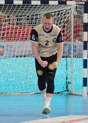 29.05.2026 - Handball - 1. Bundesliga DAIKIN HBL - Saison 2025 2026 - 33. Spieltag: HC Erlangen Metropolregion Nürnberg HCE - Bergischer HC - DaMa - xdaxmax - Jubel Freude - Noah Beyer (2, Bergischer HC )