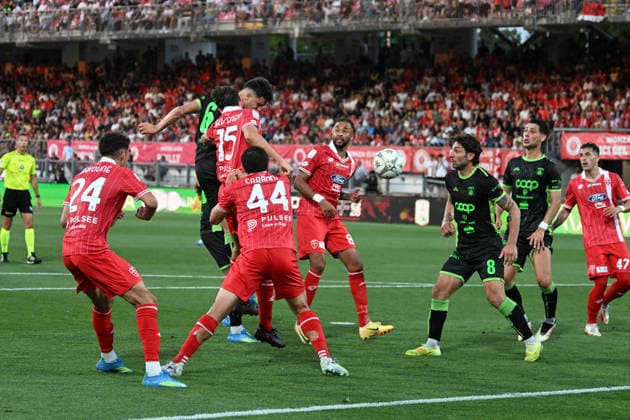 Fellipe Jack del Catanzaro segna il goal 0-1 durante la partita tra Monza e Catanzaro dei Play Off del Campionato italiano di calcio Serie BKT 2025 2026 - Momza, Italia - 29 Maggio 2026 - calcio (foto di Francesco Mazzitello LaPresse)  Copyright: xFrancescoxMazzitello LaPressex
