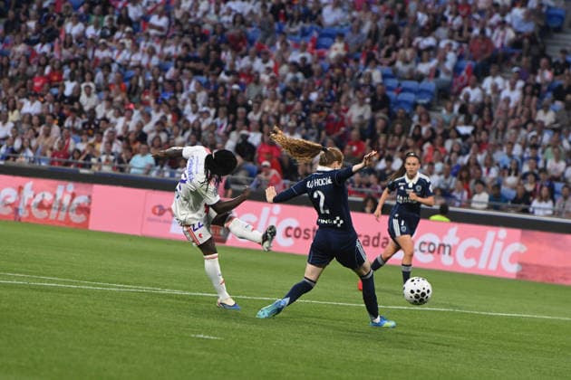 Football : OL Lyonnes vs Paris FC- final French Ligue Arkema - 29 05 2026 CHAWINGA Tabitha of OL Lyonnes scoring goal during the Final French Ligue Arkema match between OL Lyonnes and Paris FC at the Groupama stadium Lyon ,on May 29 2026 LYONFrance  Copyright: xMouradxAllilix