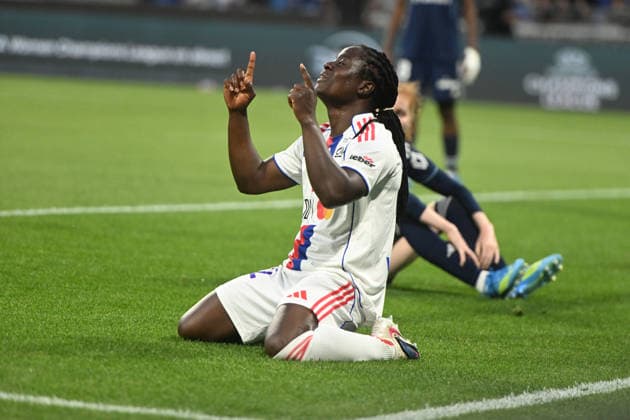 Football : OL Lyonnes vs Paris FC- final French Ligue Arkema - 29 05 2026 CHAWINGA Tabitha of OL Lyonnes scoring goal during the Final French Ligue Arkema match between OL Lyonnes and Paris FC at the Groupama stadium Lyon ,on May 29 2026 LYONFrance  Copyright: xMouradxAllilix